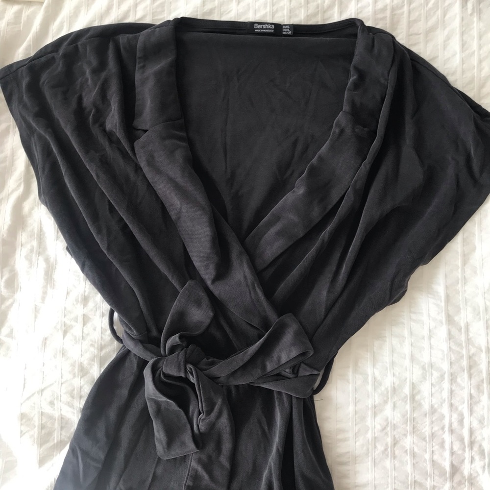 Charcoal Bershka Jumpsuit